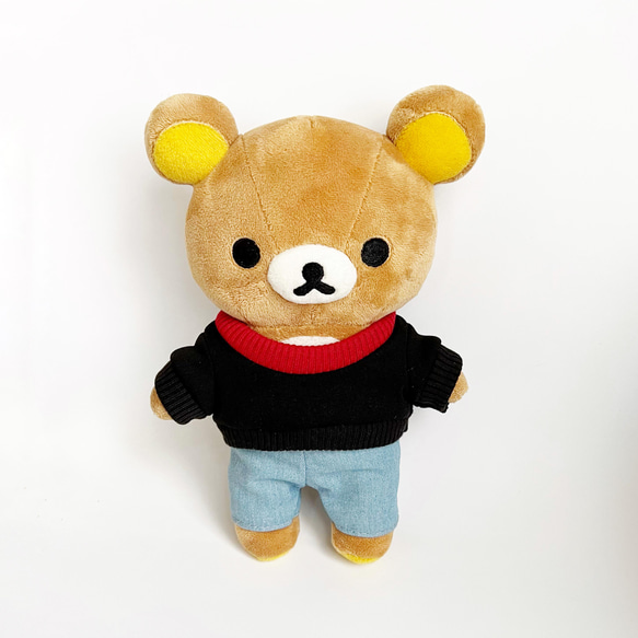 ハンドメイドテディベア♡全長22cm服つき