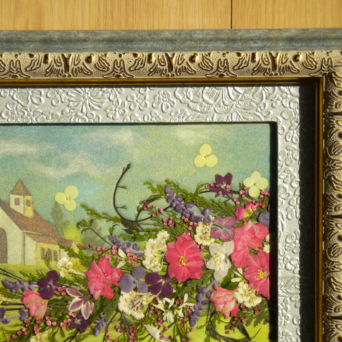 押し花アート 春の花のメロディー（押し花絵） その他アート
