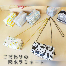 Laminated 2way Pouch &amp; Shoulder Bag ~北歐風格成人可愛~ 第5張的照片