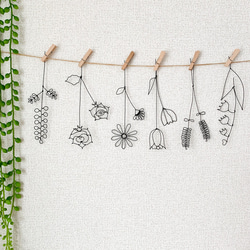 ワイヤークラフト ワイヤーアート ガーランド ガーランド turtle