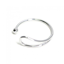 Simple Roundフリーサイズリング、指輪【選べる2色】IMR185 5枚目の画像