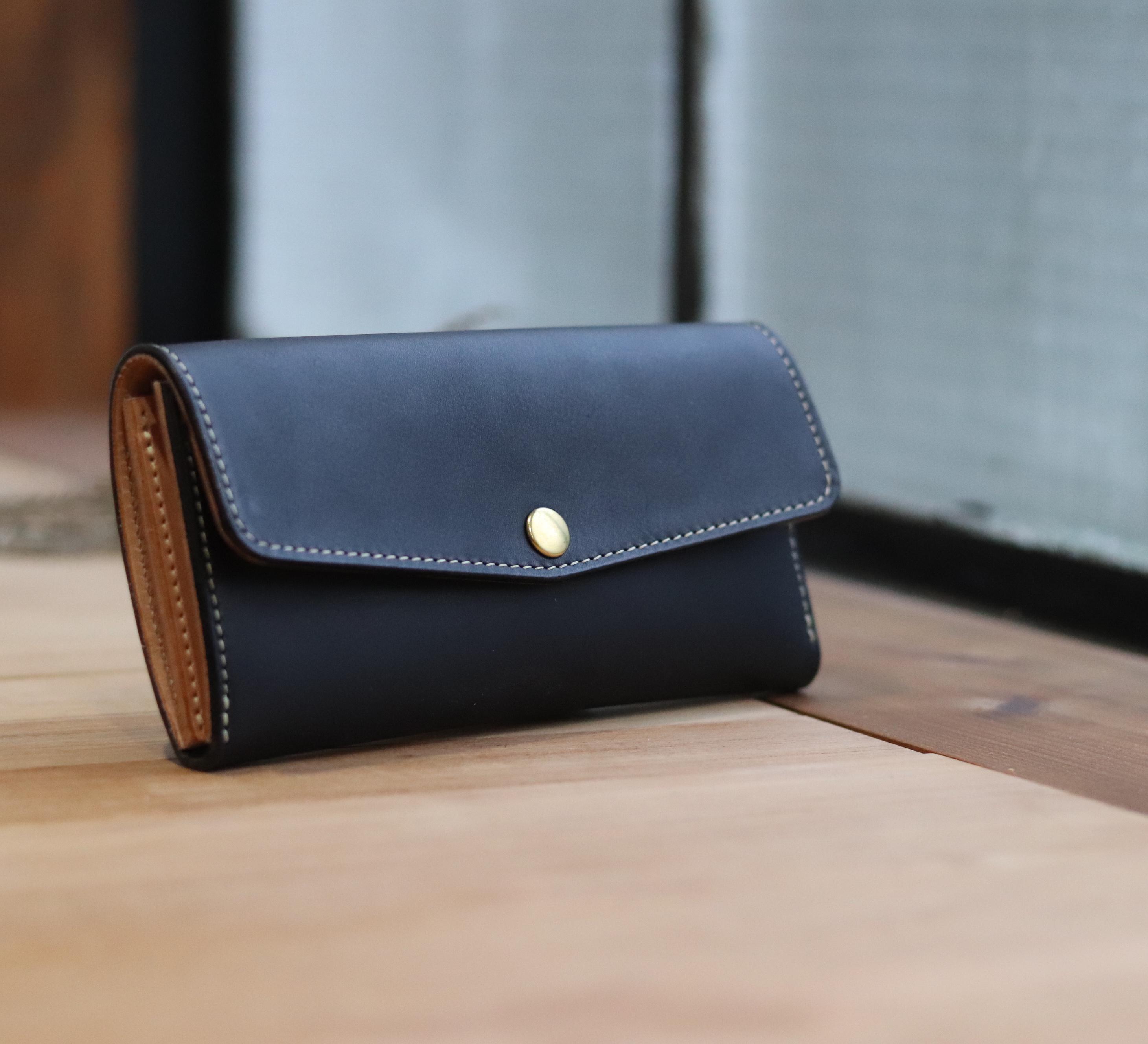 ［L字ファスナーとギャルソンウォレットの機能をミックス］ギャルソンタイプウォレット BELO スリム　NERO