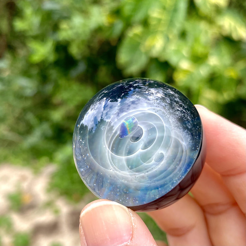 【国内正規総代理店アイテム】 opal〜 〜black 石垣島の宇宙玉 その他素材 通販 kotonoha-abi 立体・オブジェ