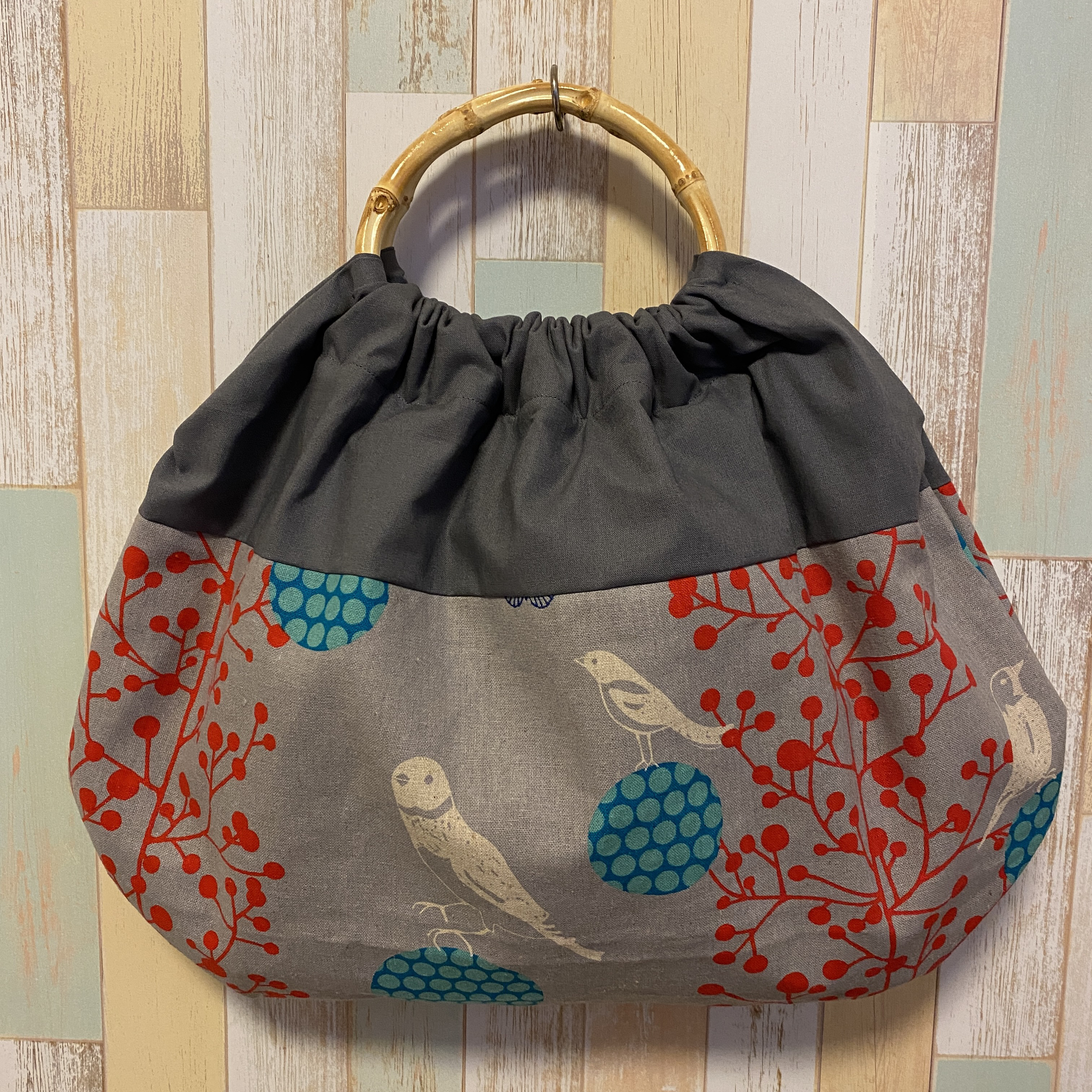 完成品 noisy\u0026Cute バンブーリングのグラニーバッグ