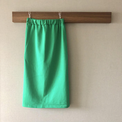 【SALE！】ビビット可愛いニット風天竺のスリットタイトスカート(AN.009) 16枚目の画像