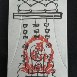 人形代（ひとかたしろ）手書き　守護護符 5枚目の画像