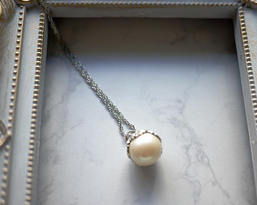 ヴィンテージ パール ネックレス フランス アンティーク 18k 真珠 | ofa.sg