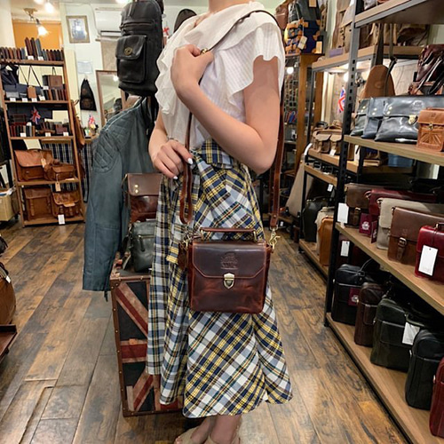 Sienna アンティークブラウン ショルダーバッグ britishbag 通販