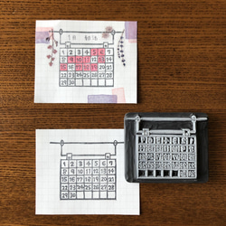 シンプルな数字の枠スタンプ　バビットトラッカー 1枚目の画像