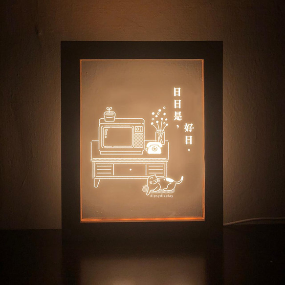 客製化禮物。小夜燈－那些在台灣的開心日常 三款 床頭燈 檯燈 生日禮物 送禮 文創小物 第8張的照片