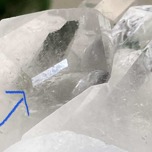 タイムリンク✨ ブラジル・ミナスジェライス州 トマスゴンサガ産 水晶　クリスタル タイムリンク 虹✨ ブラジル・ミナスジェライス州 トマスゴンサガ産