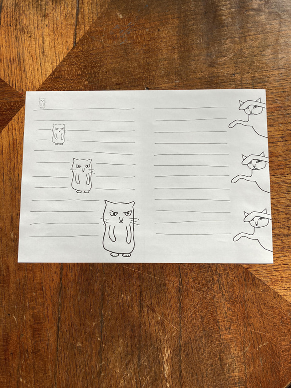 ゆる猫「はまち」の邪魔してくるノート 4枚目の画像