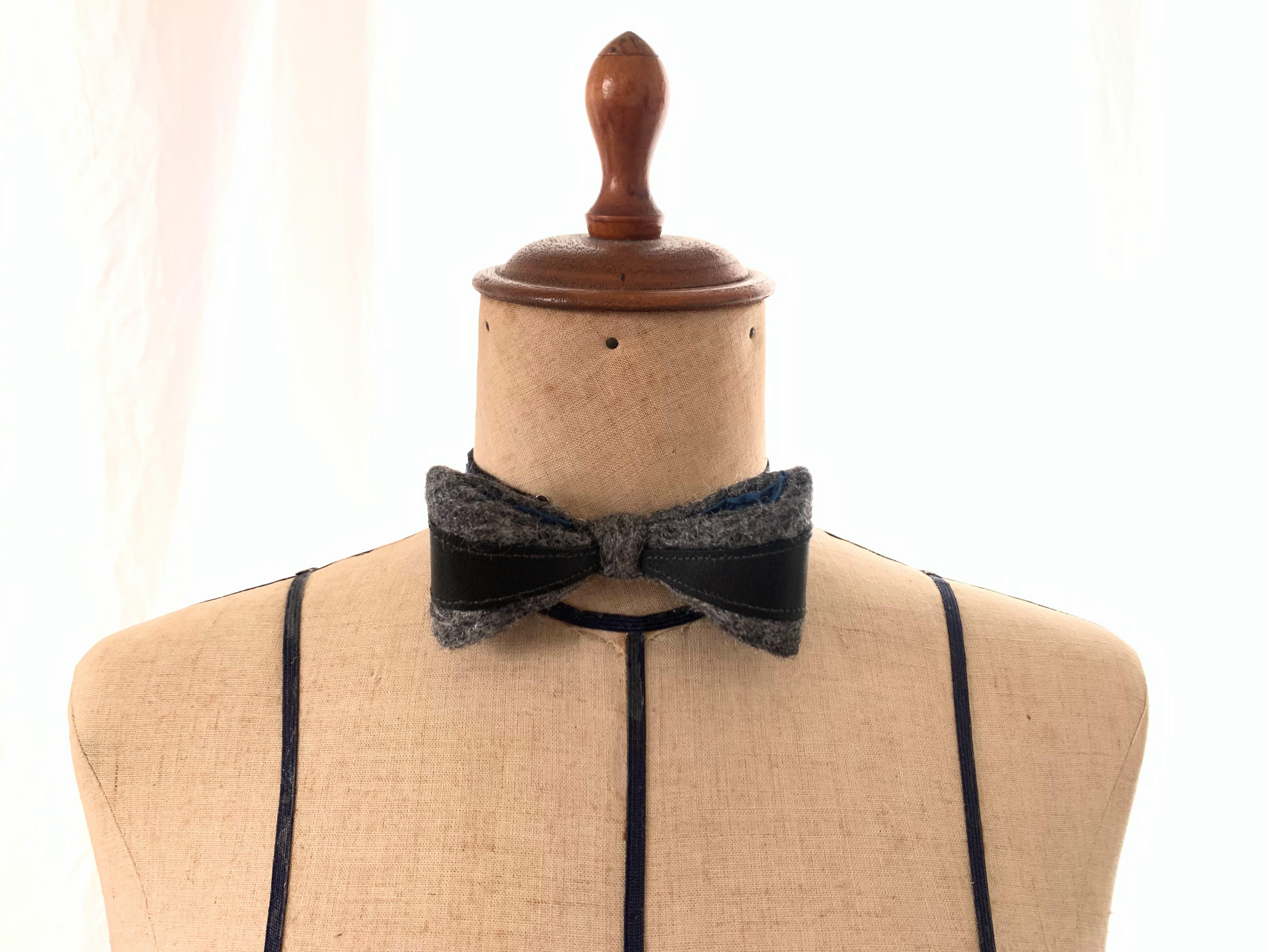 羊毛フェルトの蝶ネクタイ Papillon9