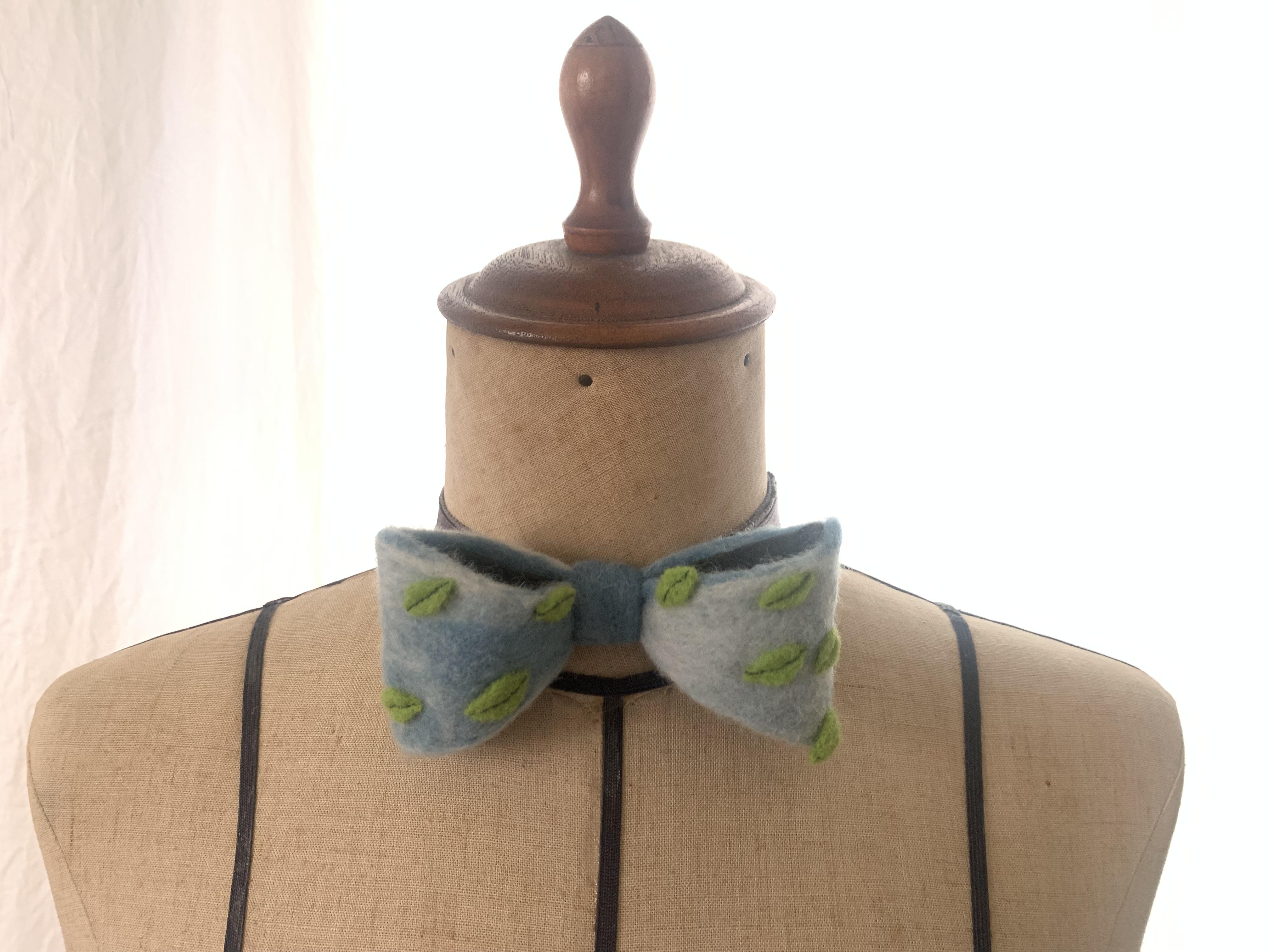 羊毛フェルトの蝶ネクタイ Papillon13