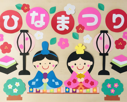壁面飾り　ひな祭り　大人向け　F 97f91332354ffeb5b91f277a04e2c7