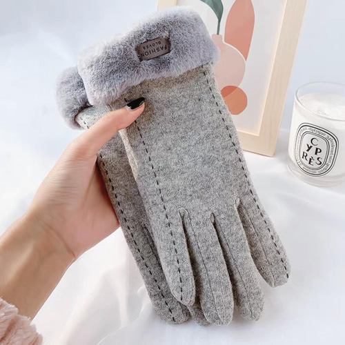 Louis Vuitton ニット手袋 グレー・ピンク ミトン 【公式通販】