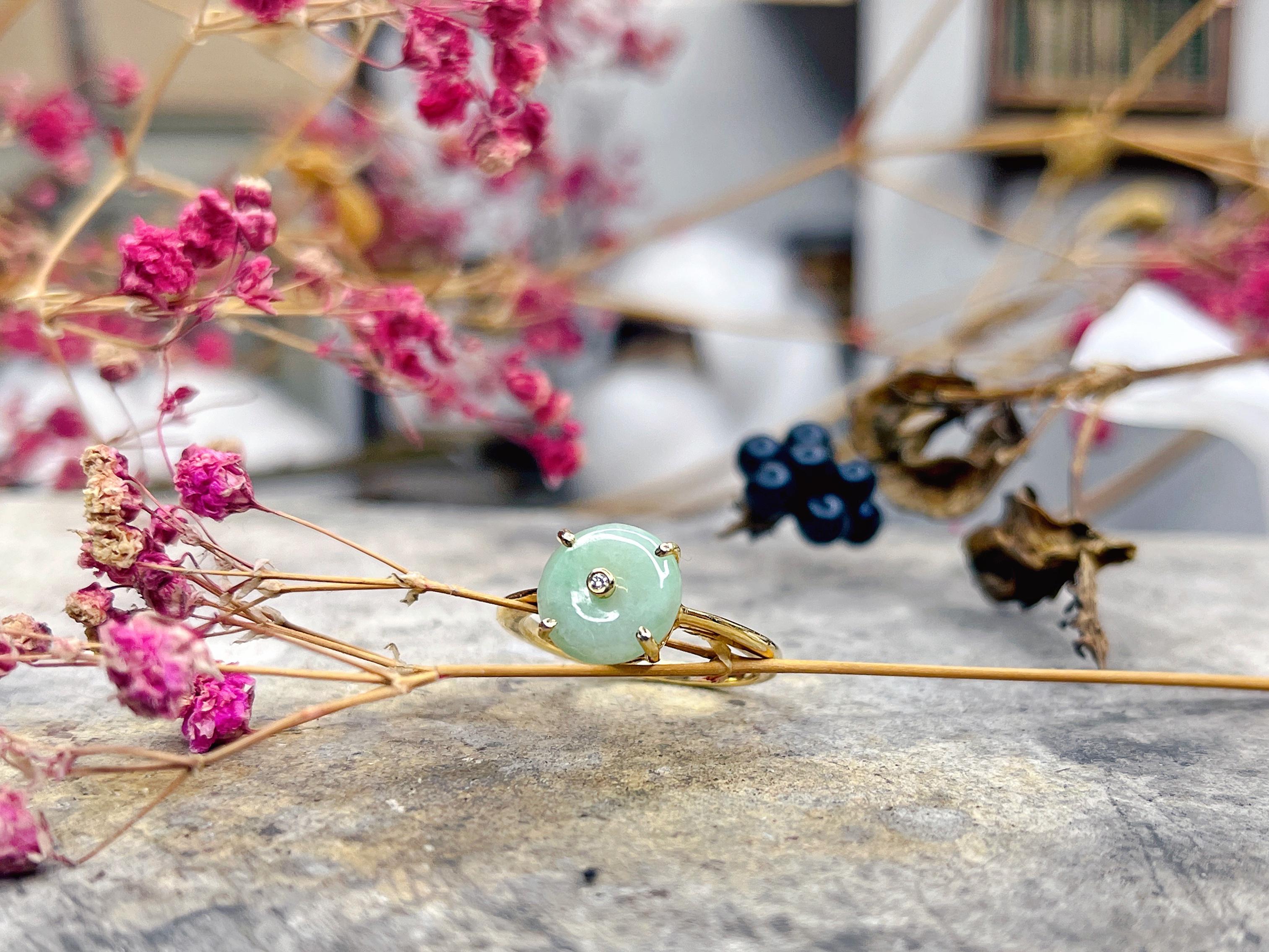 センチメートルジュエリー・ミニピースバックルKゴールドリング