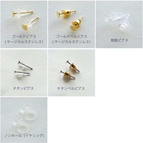 2粒特殊カット処方のスワロフスキークリスタルのスタッド ( ピアス