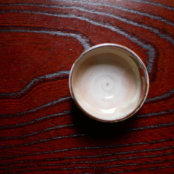 清酒杯茶花陶器京燒 第3張的照片