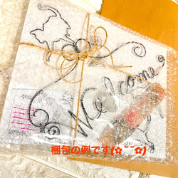 【虫ピン付き】ワイヤーアート★お好きなネコを１つお選び下さい★Akareke 9枚目の画像