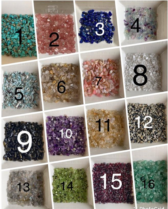 16種から選べる　天然石さざれ(4種)極小-小粒サイズ 2枚目の画像