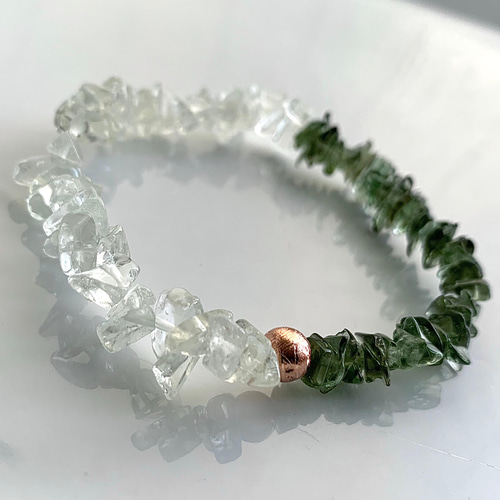 鑑別書付き　モルダバイト　ブレスレット　バングル　ギベオン&リビアングラス入り 鑑別書付きモルダバイトブレスレットバングルギベオン&リビアングラス入り