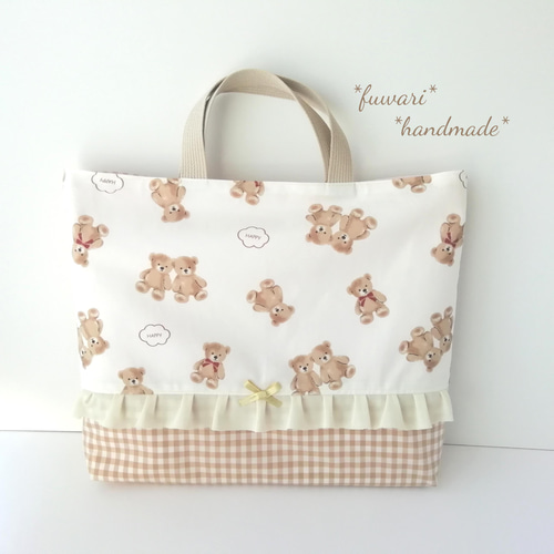 確認用 くまさんキルト 通園バッグ レッスンバッグ ハンドメイド 確認用 くまさんキルト 通園バッグ レッスンバッグ ハンドメイド