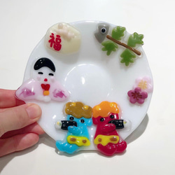 DJピコ2点おまとめ　シェル形お皿、花形お皿 フジ様オーダー品】いちごのお皿 大皿 petit chou chou 通販