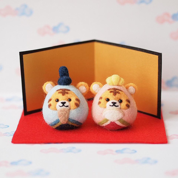 ひな祭り 雛人形 羊毛フェルト 羊毛フェルト koyuki 通販