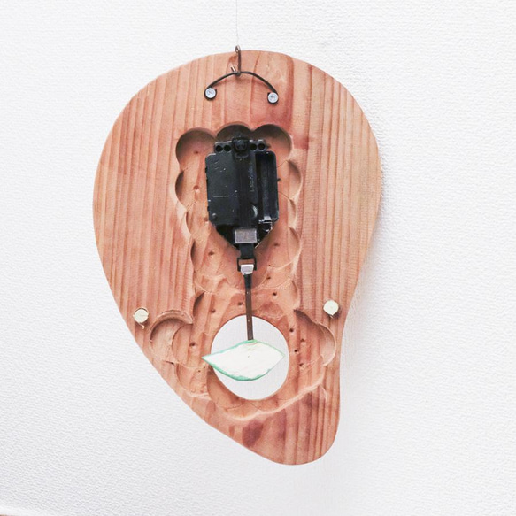 手作り木の振り子掛時計 4枚目の画像