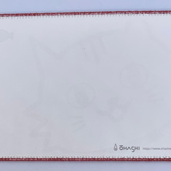 【バレンタイン】刺しゅうで作った　うれしっしゅの絵はがき　黒猫ハート 7枚目の画像