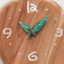 　手作り木の振り子掛時計 2枚目の画像