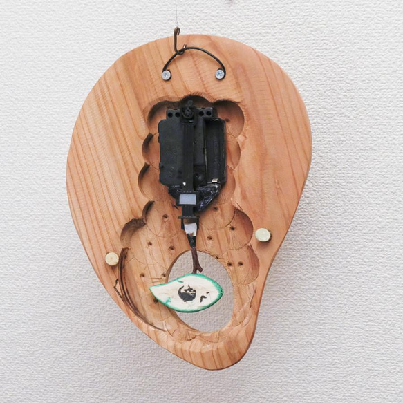 　手作り木の振り子掛時計 4枚目の画像