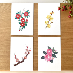 冬の花ポストカード10枚セット 4枚目の画像