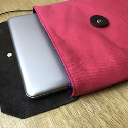 PCケース・MacBook ／12インチ用サイズ < envelope / pink> 5枚目の画像