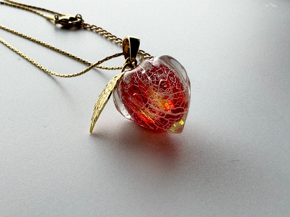 〜ニッキー様〜　レジンネックレス SKY BLUE ウッドレジン ネックレス | HENDY CLAFT ウッドレジン工房