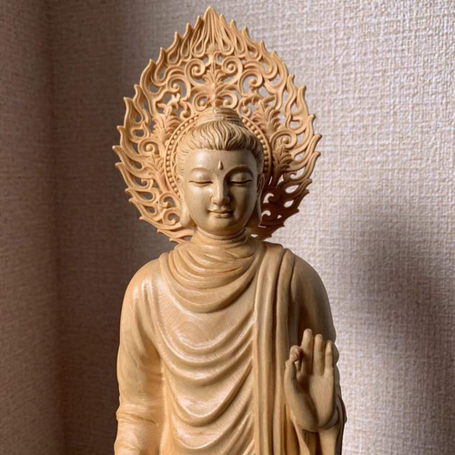 江戸（倉庫）　如来　仏像　木彫り 江戸（倉庫）様専用 如来 仏像 木彫り - メルカリ