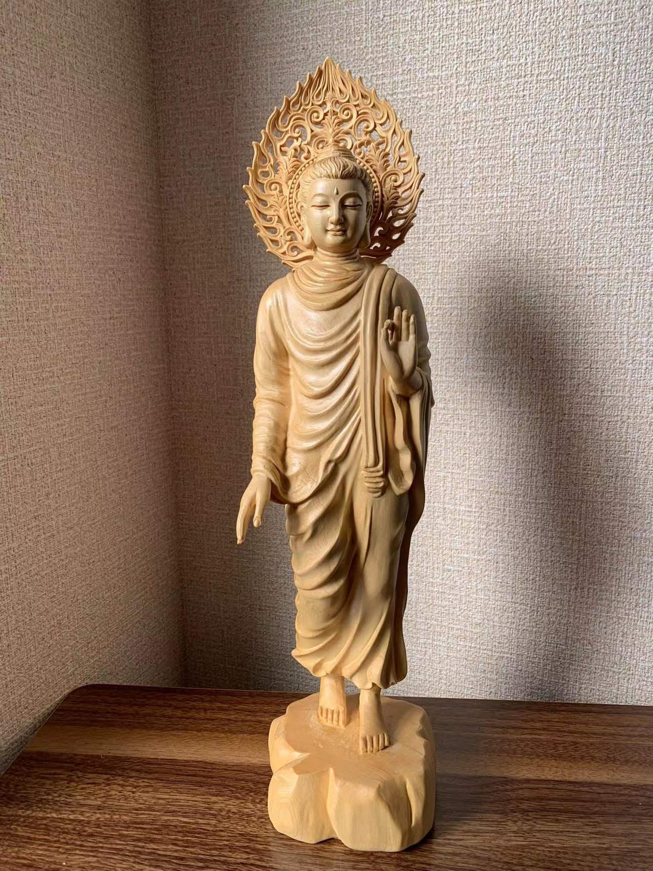 江戸（倉庫）　如来　仏像　木彫り