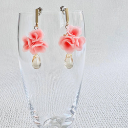 ＂hana saku＂ accessory お花を身につけるアクセサリー　　　　花咲くピアス／イヤリング　〈春〉 11枚目の画像