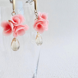 ＂hana saku＂ accessory お花を身につけるアクセサリー　　　　花咲くピアス／イヤリング　〈春〉 10枚目の画像