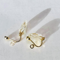 ＂hana saku＂ accessory お花を身につけるアクセサリー　　　　花咲くピアス／イヤリング　〈春〉 14枚目の画像