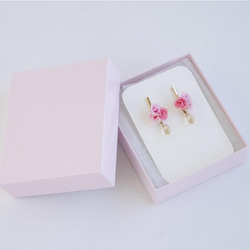 ＂hana saku＂ accessory お花を身につけるアクセサリー　　　　花咲くピアス／イヤリング　〈春〉 8枚目の画像