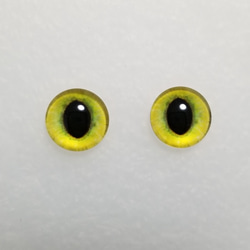 H41　猫の瞳　１０㎜【ドーム型】　グラスアイ　羊毛フェルト用 3枚目の画像