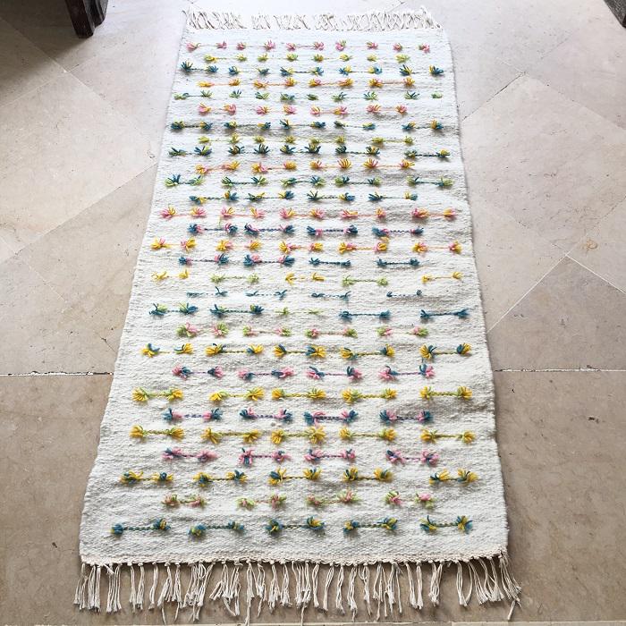 キリム　心踊るカラーたち　ルケフ72　約68×134㎝