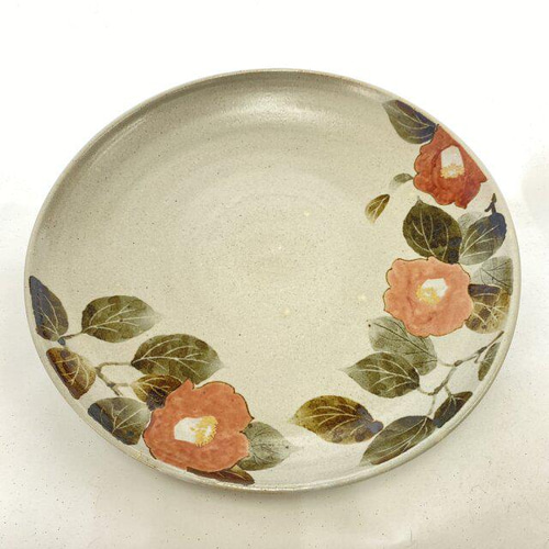 抽象画風・蓮池の深絵皿 中皿 春信工房 通販 18730753｜Creema