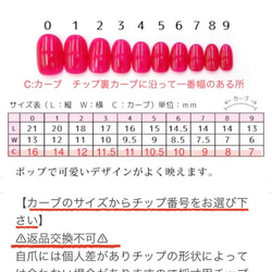 ＮＯ.10 ネイルチップ＊ニュアンスネイル　ブライダル　成人式　お呼ばれネイル　上品ネイル　可愛いネイル 和装 3枚目の画像