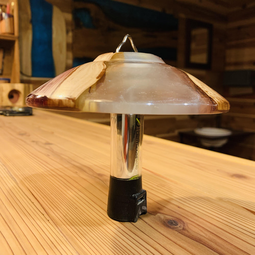 (訳アリ)ゴールゼロランタン 照明 ウッドシェード muffle - Lantern Shade for GOALZERO - ゴールゼロ用ランタン