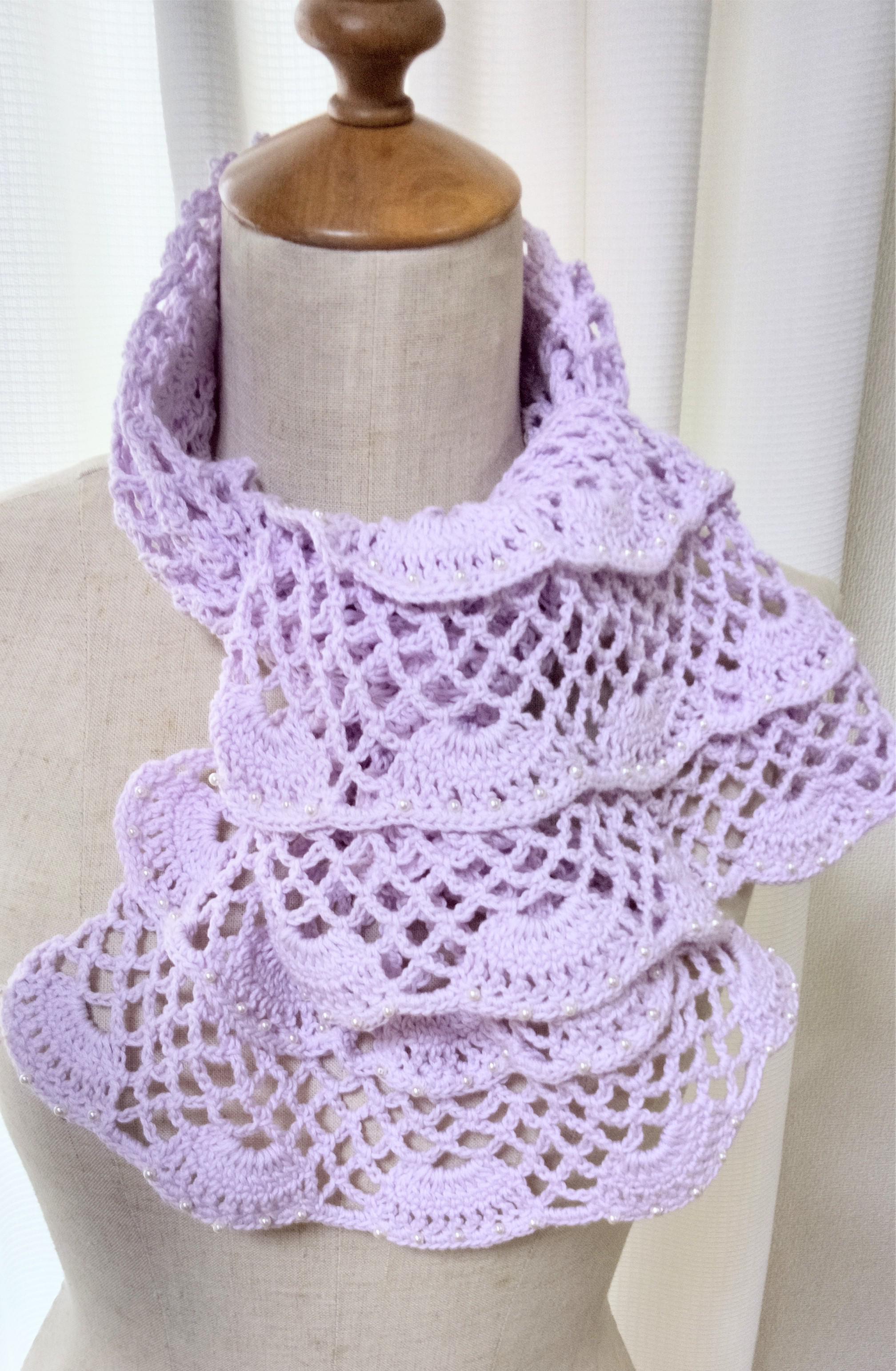 受注製作のオーガニック手編みミニストール