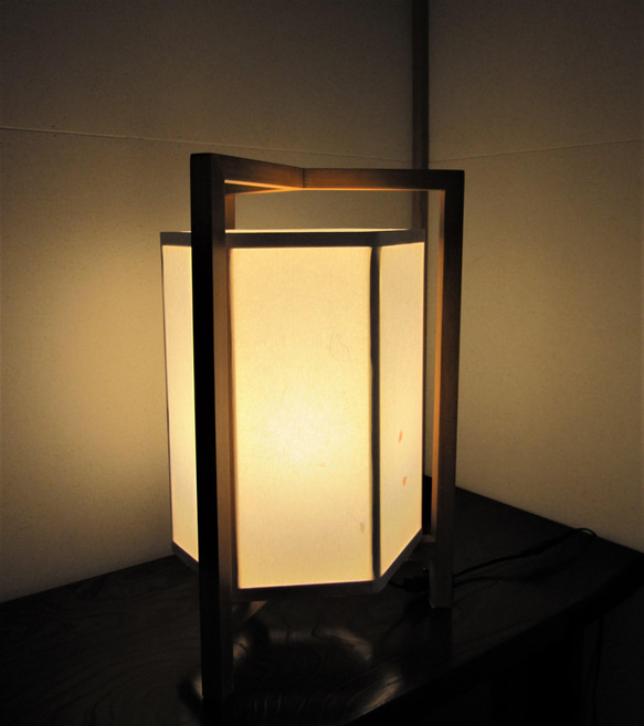 インテリア照明　春燈　PH6T-2　正６角柱　インテリアライト 3枚目の画像