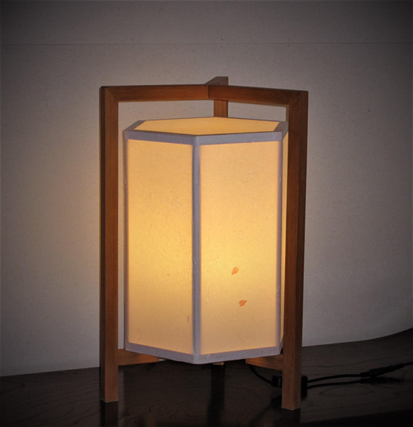 インテリア照明　春燈　PH6T-2　正６角柱　インテリアライト 5枚目の画像